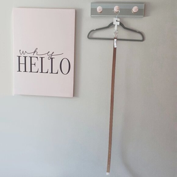 NWT MICHAEL Michael Kors floral monogram belt, XL - Picture 8 of 9